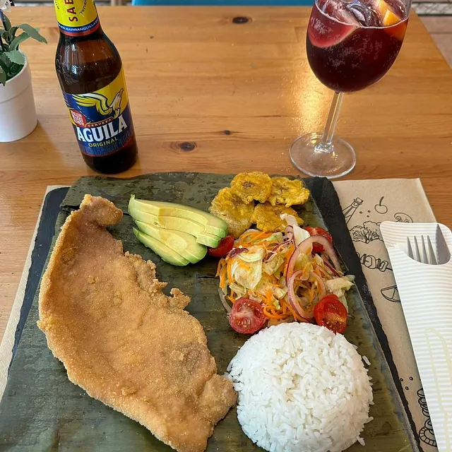 Comida colombiana y española