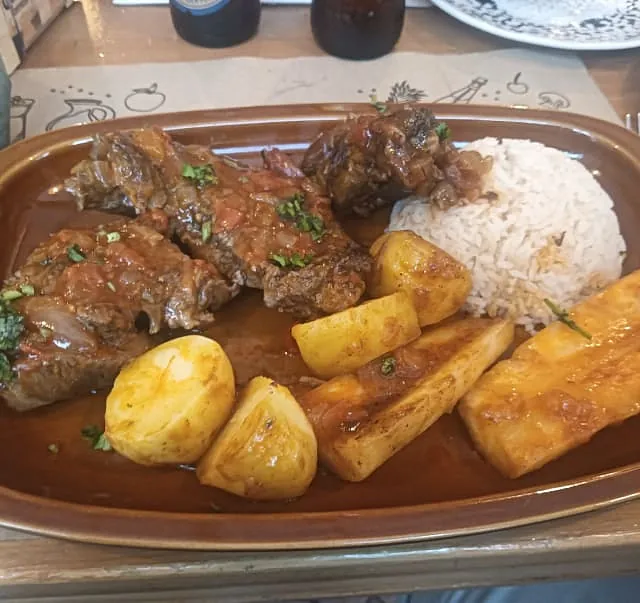 Comida colombiana y española