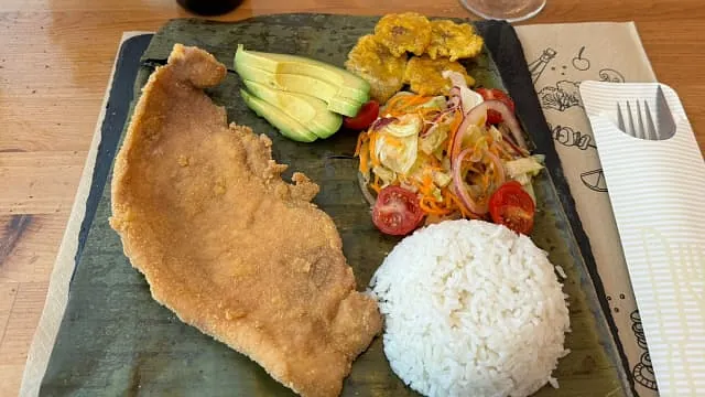 Comida colombiana y española